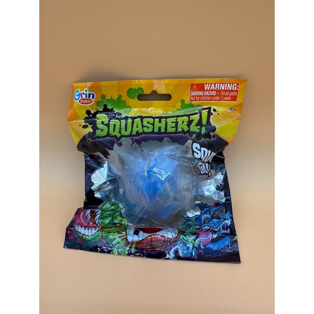 Grin Studios Squasherz! Mystery Squeeze Toy Blind Bag Blue Character New
